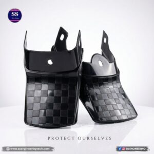 MUD FLAP  CHATTAI  CDI 70 CC REAR AND FRONT ( SET ) Unbreakable and Shining Mud Flap BY SS ENGINEERING