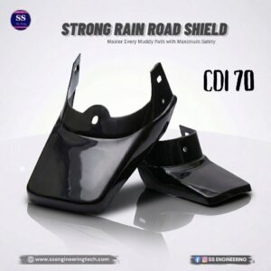MUD FLAP CDI 70 CC REAR AND FRONT ( SET ) BY SS ENGINEERING