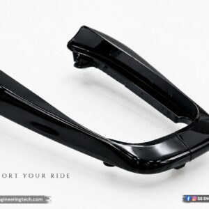 Seat Cowall Patti  Black & Red ( 2 Pcs ) CDi 70 By SS Engineering