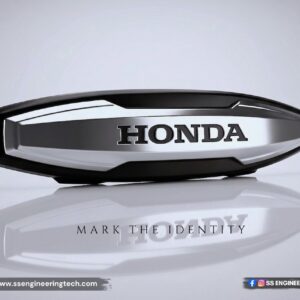 Honda Front Monogram / Logo CGI 125 By SS Engineering ( New Model )