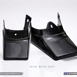 Hispeed / Super Star MUD FLAP  CDI 70 CC REAR AND FRONT ( SET ) ( Model 2026 ) Unbreakable and Shining Mud flap BY SS ENGINEERING