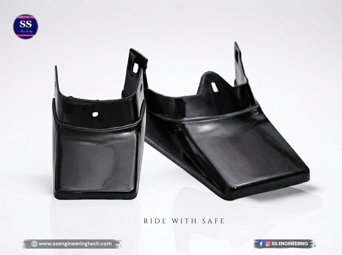Hispeed / Super Star MUD FLAP CDI 70 CC REAR AND FRONT ( SET ) ( Model 2026 ) Unbreakable and Shining Mud flap BY SS ENGINEERING