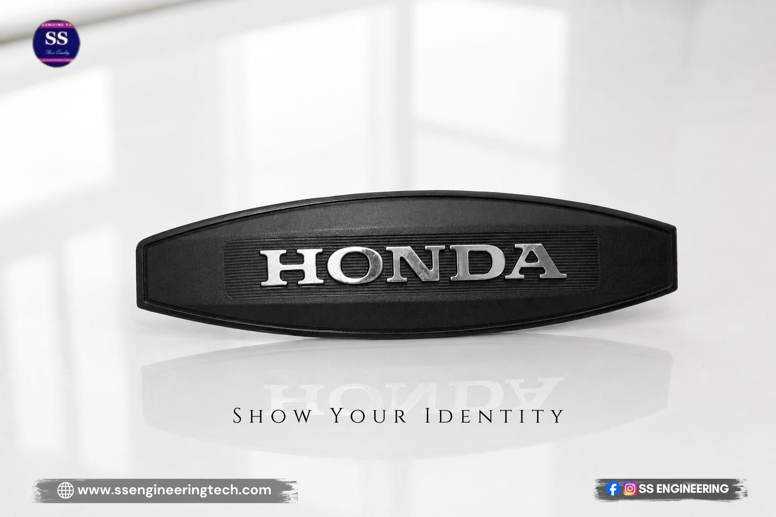 Honda Front Monogram / Logo By SS Engineering ( OLD MODEL )