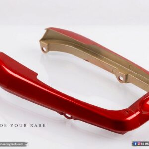Seat Cowall Patti Black & Red ( 3 Pcs ) CDi 70 By SS Engineering