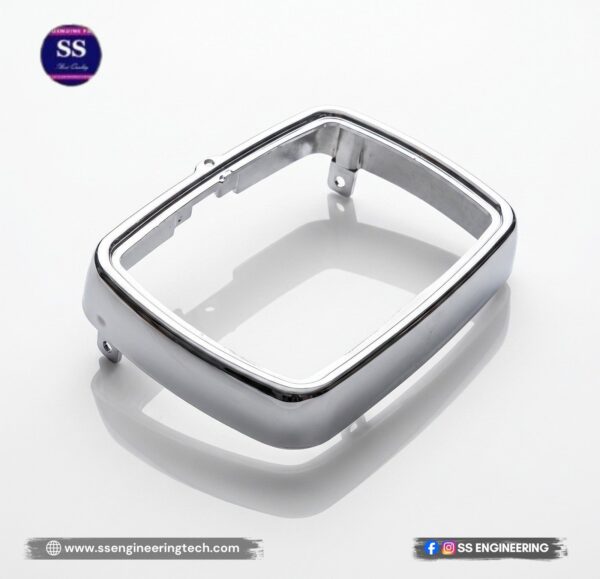 Super Power , Unique , Super Star Head Light Chromed Plastic RIM CDi 70 By SS Engineering